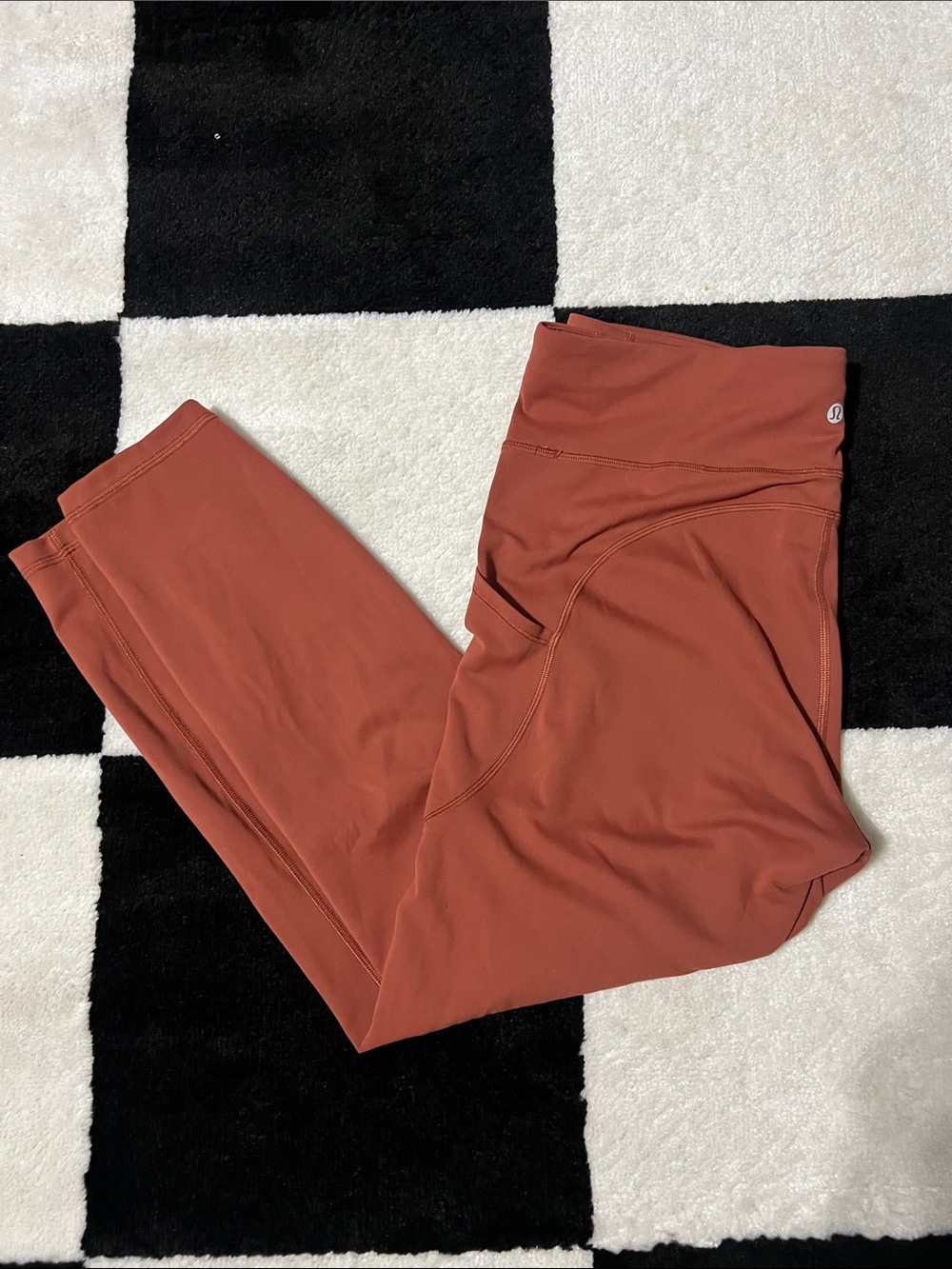 lululemon athletica Rust-Red High-Rise Leggings